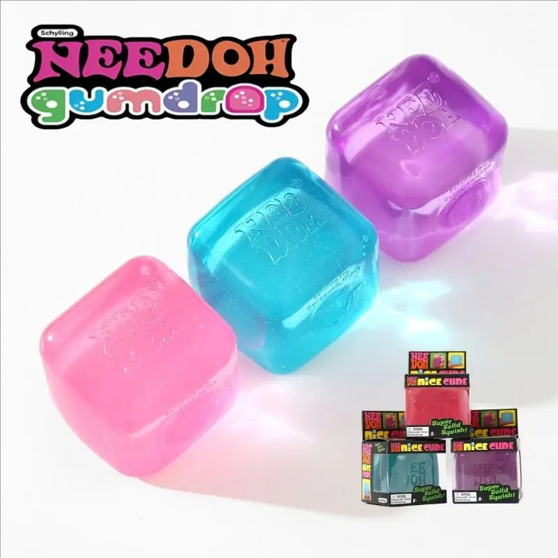 2026  Needoh Nice Cube Sensory Stress Reliever Fidget Tool for Anxiety & Focus Desk Sensory Cube for Adults & Kids