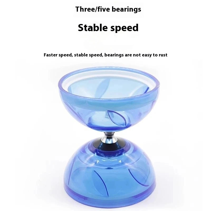 1set Portable Diabolo Chinese Yoyo Diabolo Set Professional Fitness Gear For Adults Kids Elderly Outdoor Indoor Agility Exercise