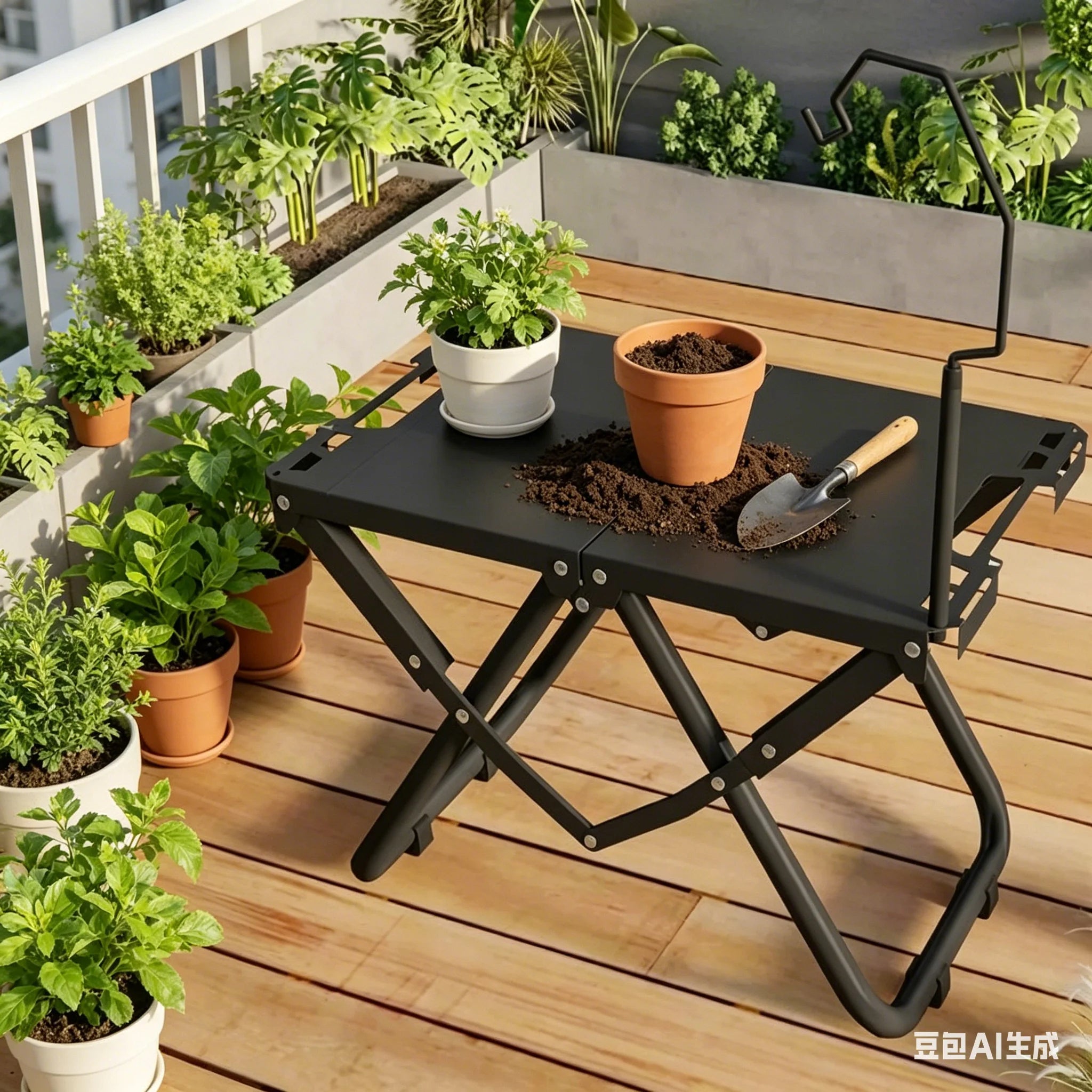 Lightweight Folding Picnic Table, Camping Folding Table for Practical Use Outdoors, Space-Saving Design, High Load Capacity