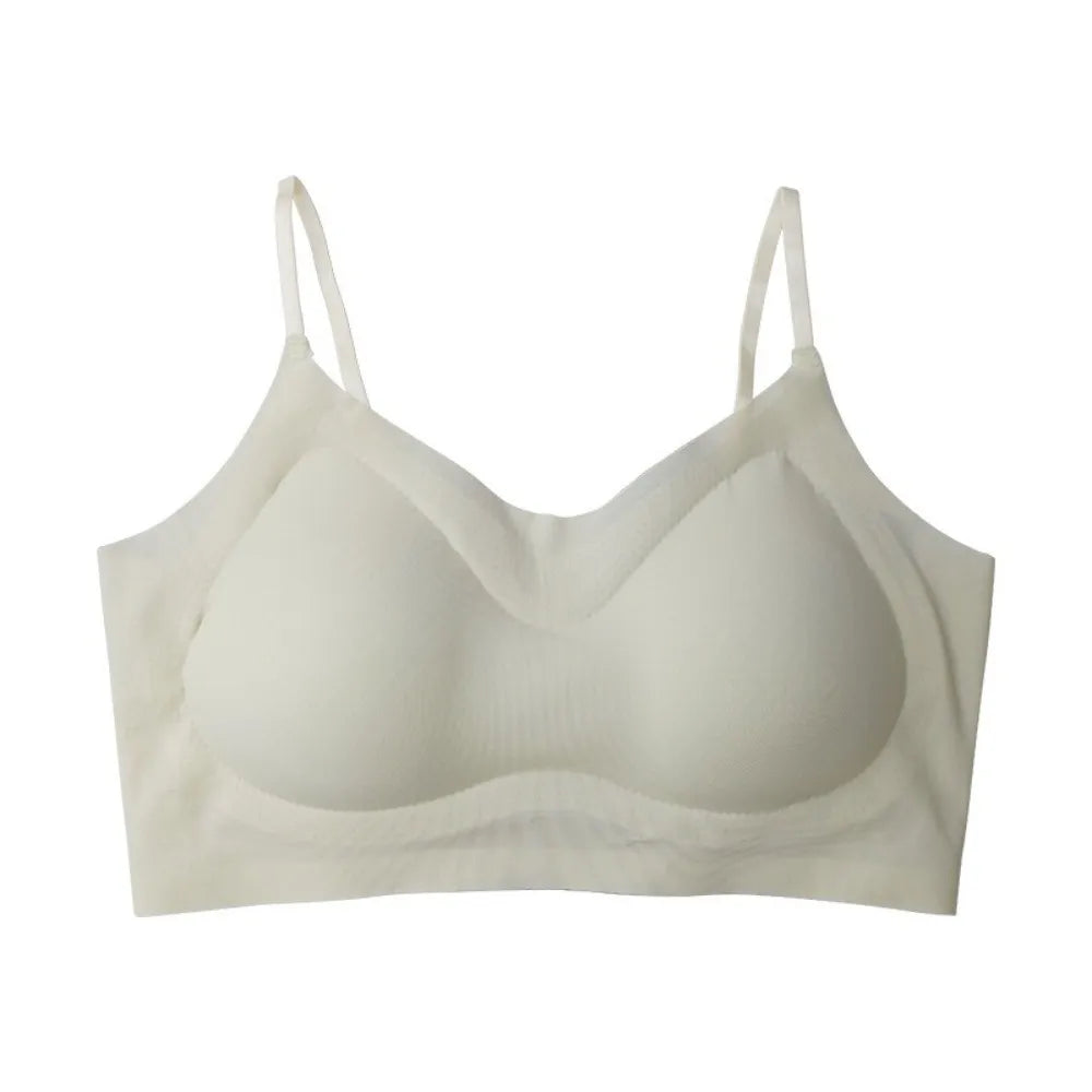 Lingerie Close-fitting Seamless Bra Shockproof Beautiful Back Brassiere for Women Anti-sagging Wireless Deep V Bra Girls