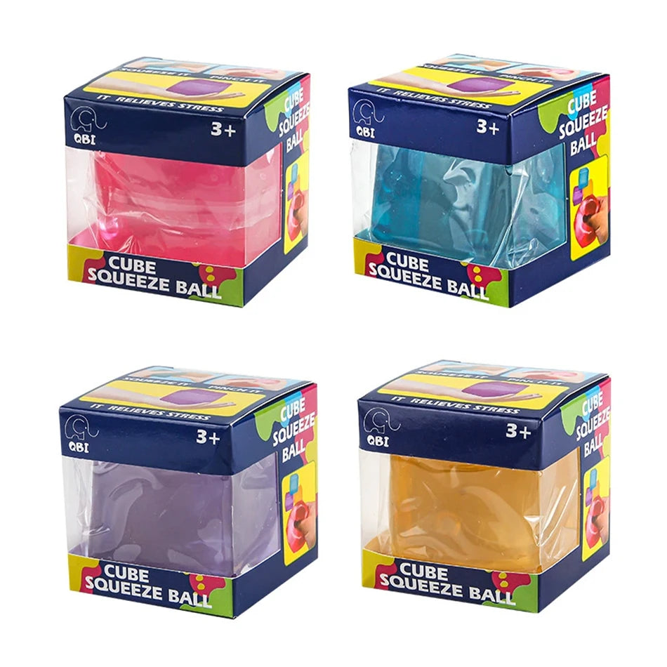 Hot Needoh Nice Cube Sensory Stress Reliever Fidget Tool For Anxiety & Focus Desk Sensory Cube With Box for Friends Gifts