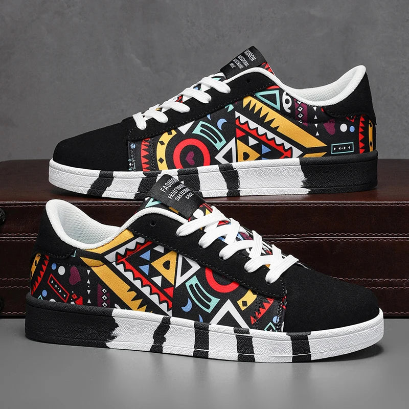 Men Flat Bottomed Shoes Fashion Popular with Colorful Outdoor Sneakers That Comfort Non Slip High-quality Fitness Leisure Shoes