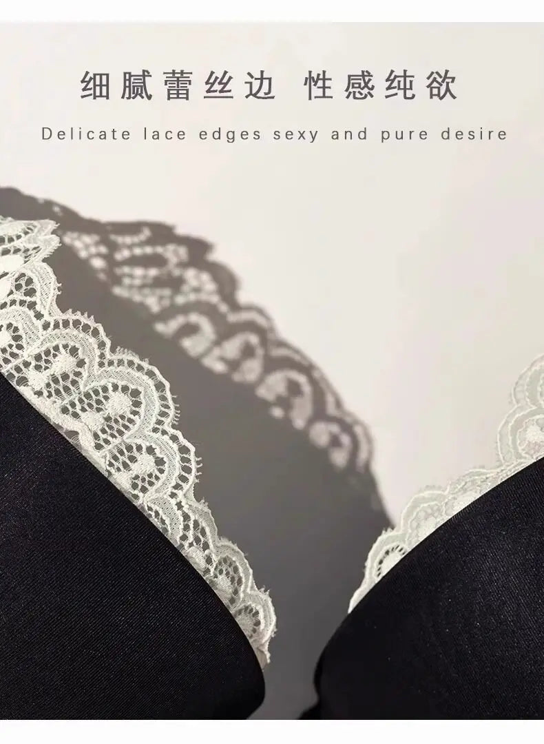 Full Coverage Bra for Big Bust Wireless Lift Seamless Double Design Support Outer Expansion Anti Sag Lingerie Comfort Fit