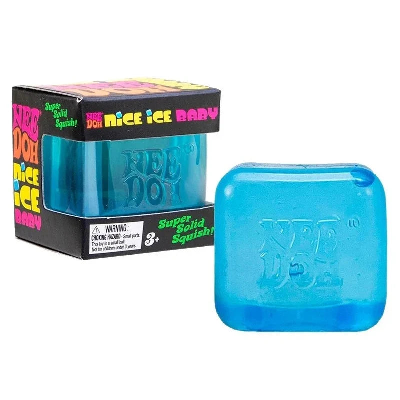 ### Needoh Nice Cube Sensory Stress Reliever Fidget Tool for Anxiety & Focus Desk Sensory Cube for Adults & Kids Solving Venting
