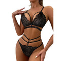 Sexy Women's Perspective Bra Set Underwear Open Bra Erotic Mujer Ropa See Through Lingerie Pornographie Hollow Out Costumes