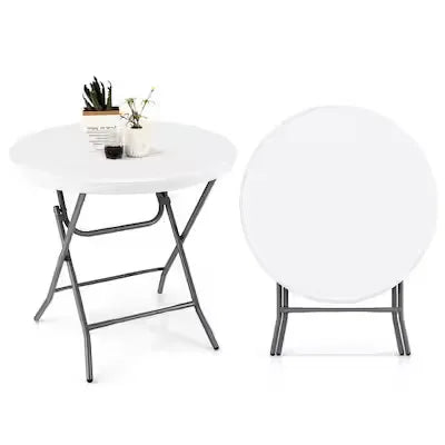Folding Bistro Table For Outdoor Garden Dining & Hotel Use Foldable Plastic High Bar Table For Camping