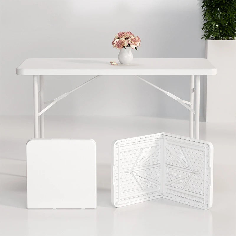 Outdoor Folding Table Night Camping Picnic Party Office Foldable Plastic Computer Table Household Dining Table Children's Desk