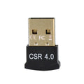 Bluetooth-compat 4.0 USB Black Mini Adapter Dongle Wireless Transmitter and Receiver for Laptop PC Computer Windows 10 8 7 Vista