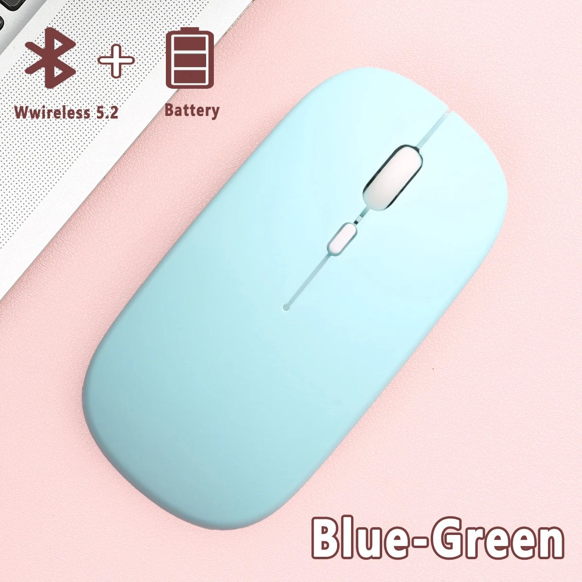 Wireless Bluetooth Mouse for Laptop Computer Bluetooth(BT 5.0) Battery Portable Mouse for Laptop MacBook Computer Tablet PC