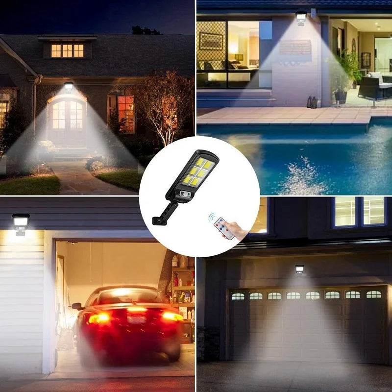 Solar LED Light Outdoor Waterproof Solar Light 3 Lighting Modes ultra bright solar street Light Garden Holiday Decorative Lights