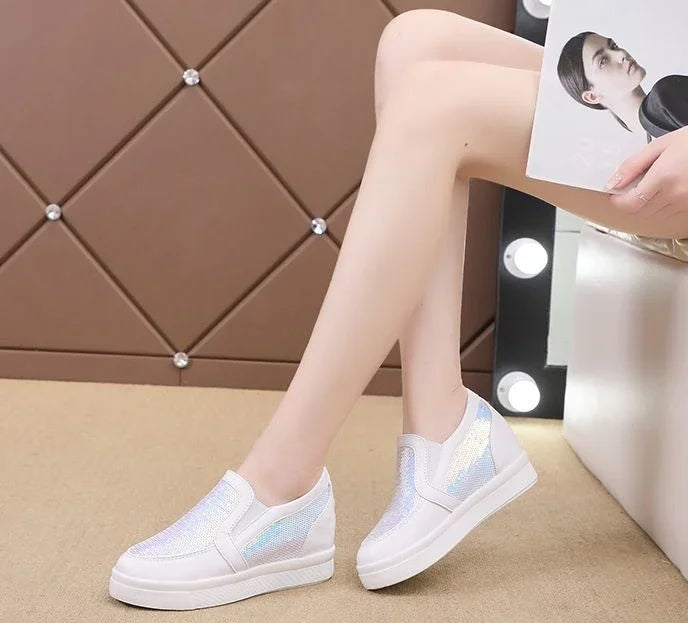 Spring Autumn Slip On Shoes for Women Y2k Fashion Trends 2025 Comfortable and Elegant Korean Original Offer New Woman Footwear
