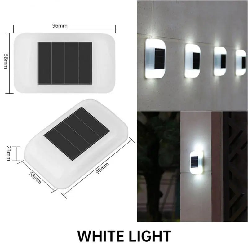 LED Solar Street Lights Waterproof Lighting Outdoor Motion Sensor Wall Solar Powered Lights For Patio Garden Balcony Decor
