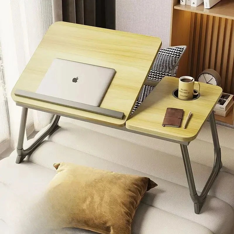 Folding Adjustable Bed Desk Small Lazy Computer Table for Student Dormitory Study Writing Notebook Desk Home Furniture