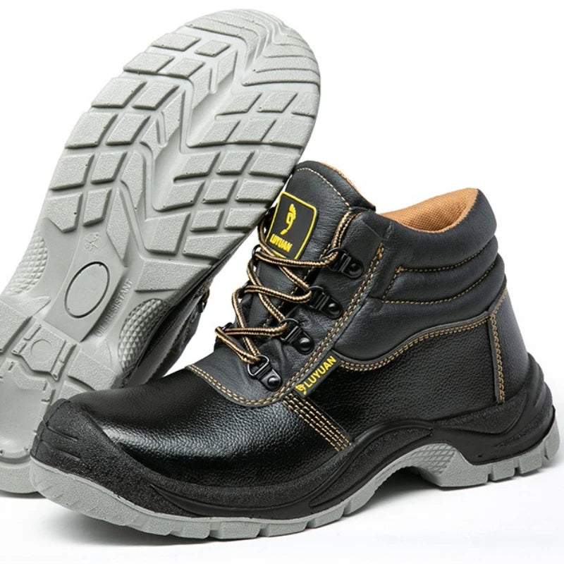 Steel Toe Shoes for Men Women Lightweight Anti-smash Steel Toe Sneakers Indestructible Work Boots Construction Safety Shoes