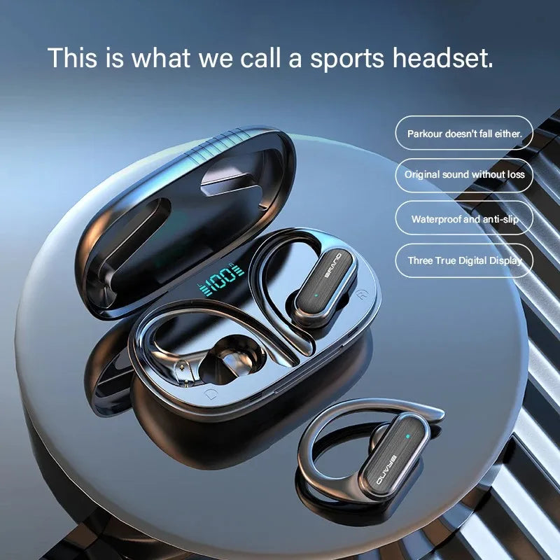 The wireless Bluetooth headset A520 features high-quality and high-definition sound, and it also has a sweat-proof touch light.