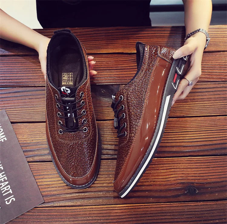 Men's Shoes Soft Bottom Soft Leather Casual Shoes New Spring Trendy Design Men's Footwear Men's Sports Shoe Zapatos Para Hombre