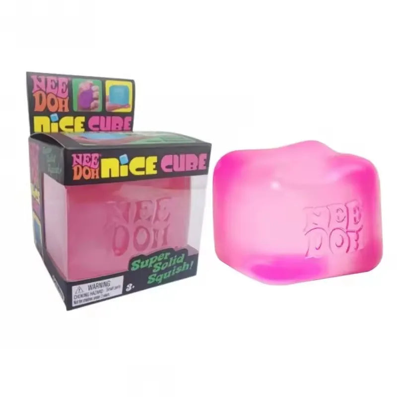 ### Needoh Nice Cube Sensory Stress Reliever Fidget Tool for Anxiety & Focus Desk Sensory Cube for Adults & Kids Solving Venting