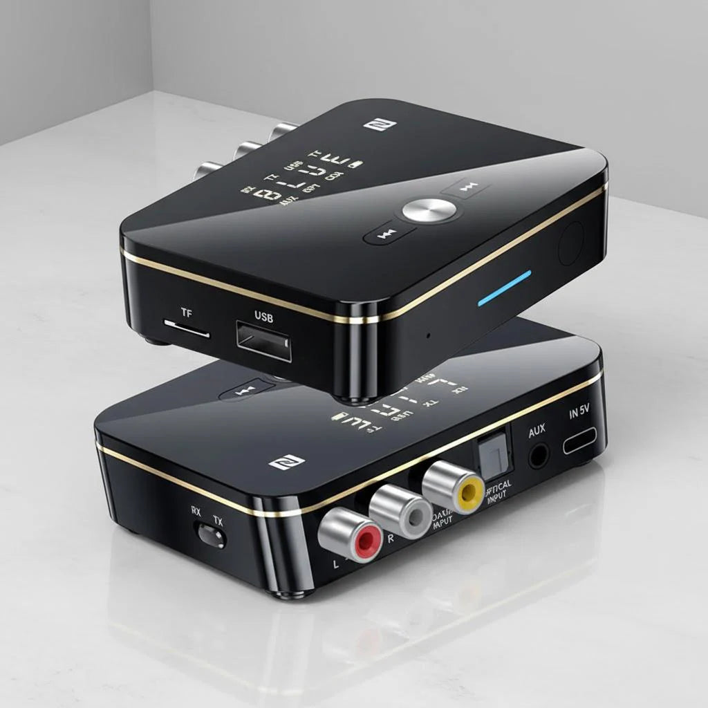 Bluetooth 5.0 Transmitter Receiver Wireless Audio Adapter for TV Home Stereo Car PC MP3 Player Portable High Quality