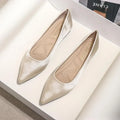 Ladies Footwear Low Heel Elegant Office Non Slip Women's Flat Shoes Casual Summer 2025 Comfortable Young Social 2025 New In