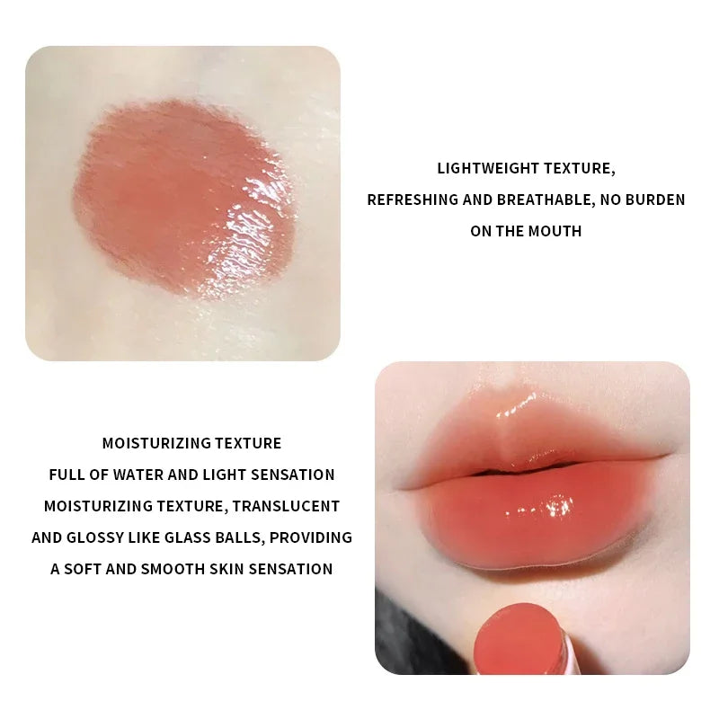 Non Transfer Lip Gloss Waterproof Long Lasting, High Shine Mirror Finish, Velvety Moisturizing Lip Stain, Natural Look Vegan Mak