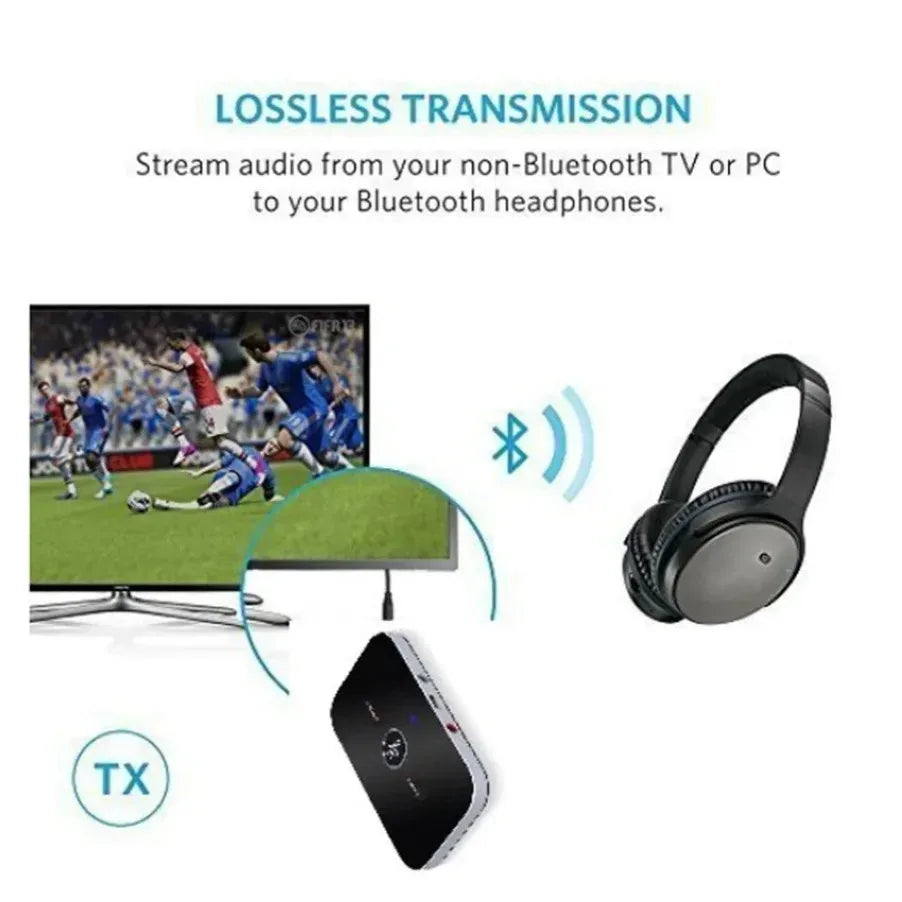 Bluetooth 5.0 Audio Transmitter Receiver Stereo AUX Jack RCA USB Dongle Music Wireless Adapter For Car Kit PC TV Headphone