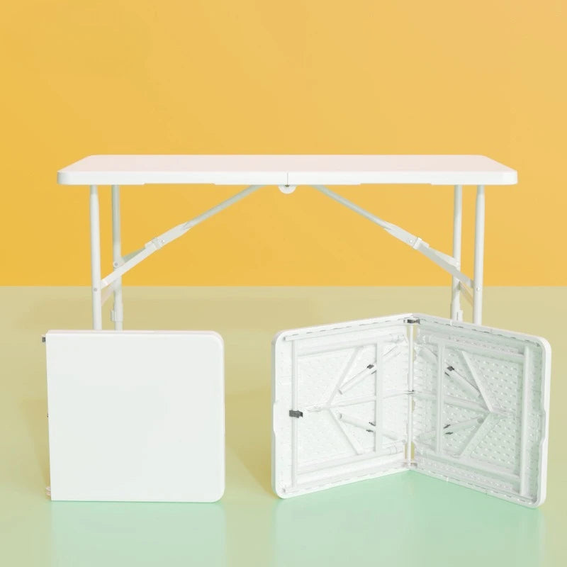 Outdoor Folding Table Night Camping Picnic Party Office Foldable Plastic Computer Table Household Dining Table Children's Desk