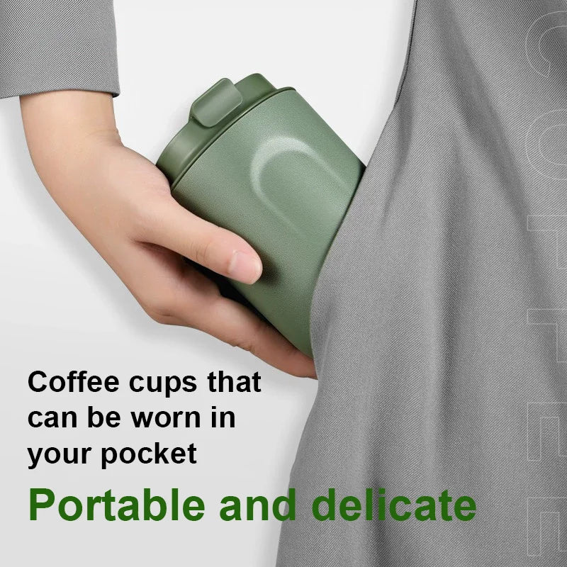Thermos Bottle Cup Thermal Coffee Mug Mini Tumbler Cup Stainless Steel Thermo Coffee Travel Mug Insulated Vacuum Flask Drinkware