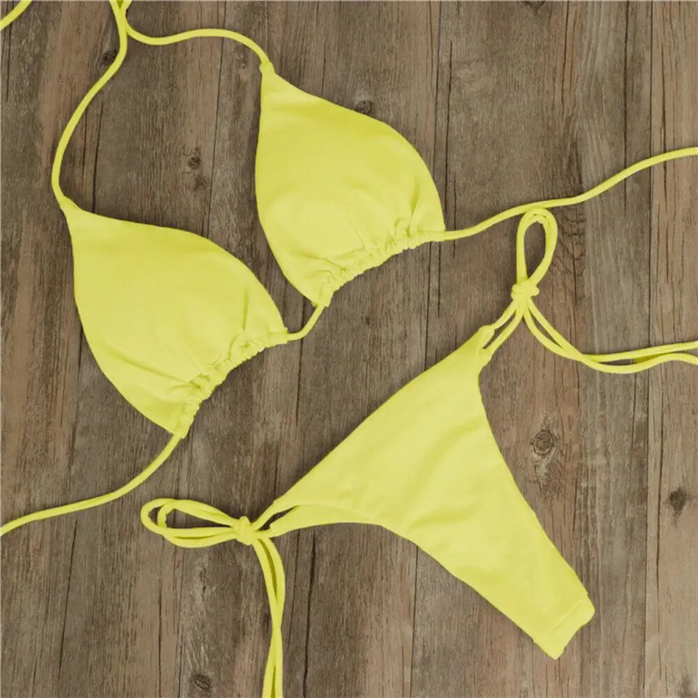 Fashion Sexy Backless Adjustable Bralette Bra Set Panties Underwear