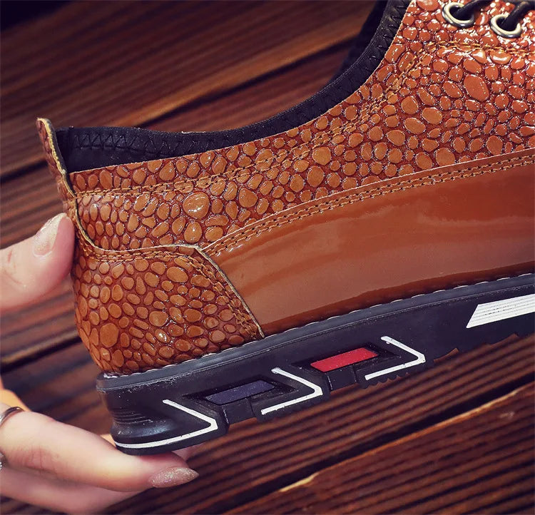 Men's Shoes Soft Bottom Soft Leather Casual Shoes New Spring Trendy Design Men's Footwear Men's Sports Shoe Zapatos Para Hombre