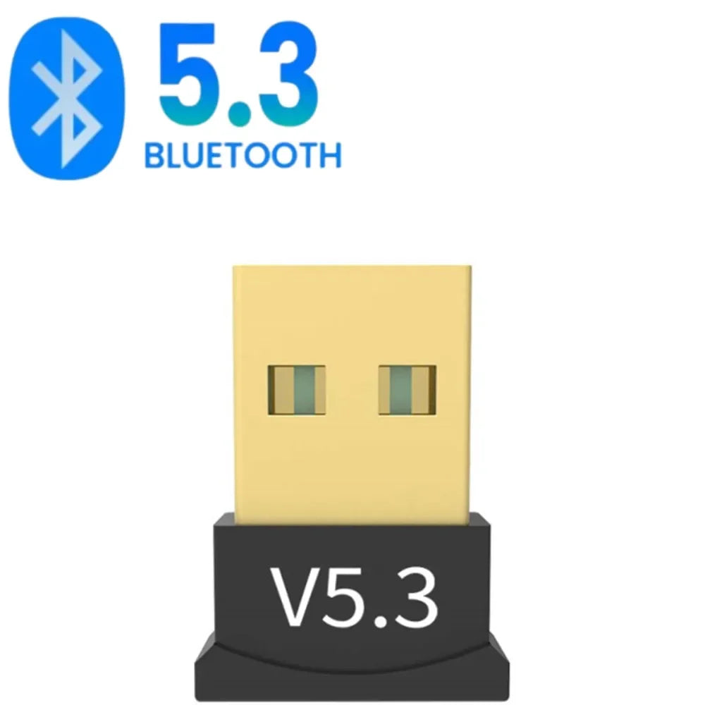 USB Bluetooth 5.3 5.1 Adapter Transmitter Receiver Bluetooth Dongle Wireless Audio Adapter for Computer PC Laptop