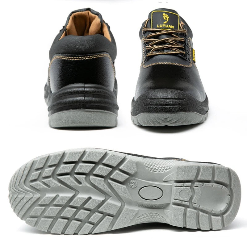 Steel Toe Shoes for Men Women Lightweight Anti-smash Steel Toe Sneakers Indestructible Work Boots Construction Safety Shoes