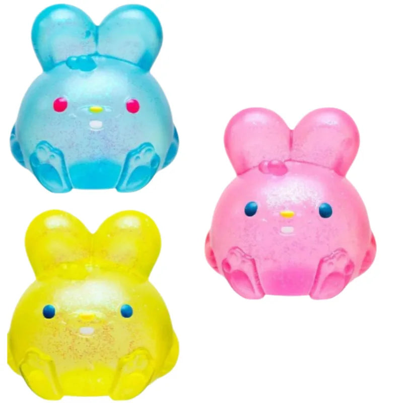 NeeDoh Jelly Hops Scented Squish Bunnies, Soft Sensory Fidget Toy, Perfect Easter Gift & Stress Relief Toy