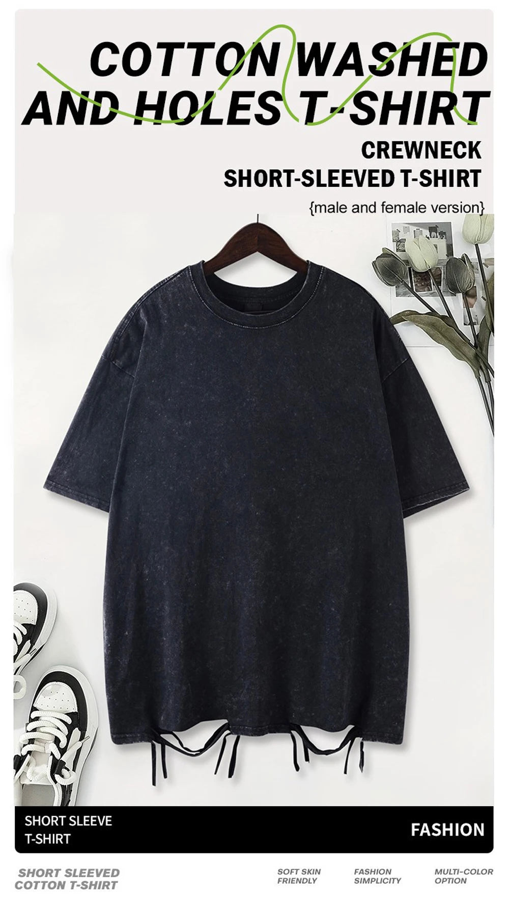 Summer Washed T-Shirts Womens Cotton Dill With It Canned Cucumber Prints T Shirt Street O-Neck Oversized Tops Casual Clothes