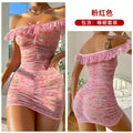 Sexy Lingerie Sexy Women'S Nightdress Ruffled Edge Wrap Hip Nightdress Sexy Lingerie For Women Sexy Lingerie For Women Push Up