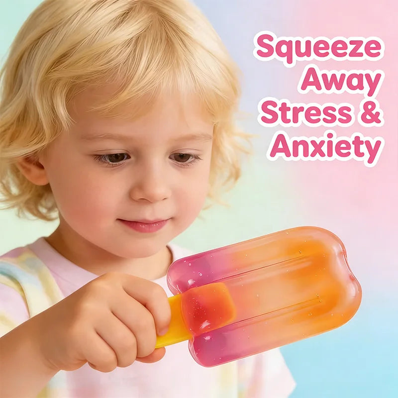 The Popular Needoh Popsicle With a Gradient Pressure Reducing Squeeze Ball Is An Adult Office Release Tool，Can reduce stress