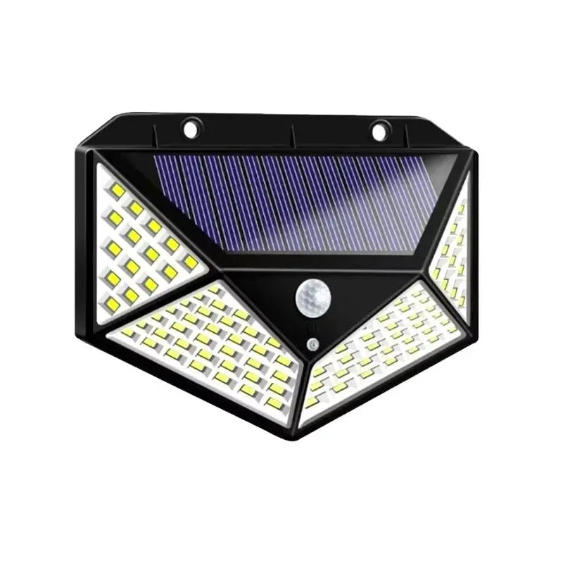 100 LED Solar Lights Outdoor Wall Lamp 3 Modes 270° Lighting Angle IP65 Waterproof Motion Sensor Security Lights Wireless Lights