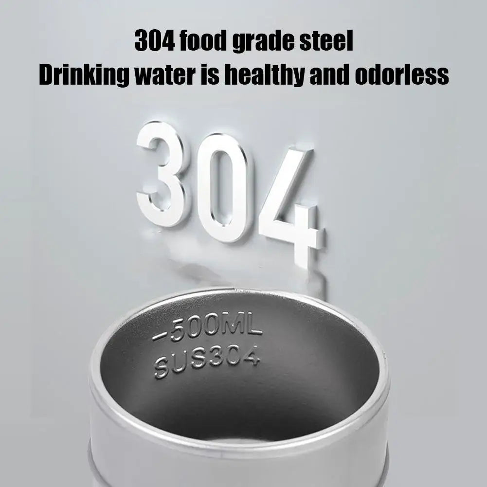 12V 24V Car Heating Cup 500Ml Electric Kettle Water Heater Boiling Mug Boiler Thermostatic Tumbler Termos Thermos Thermal Mug