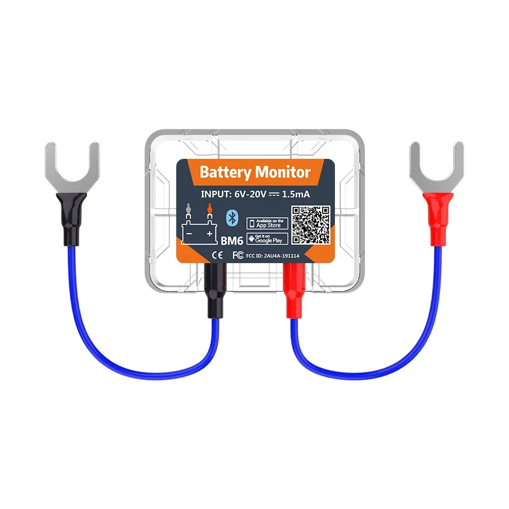 Wireless Bluetooth 4.0 12V Battery Monitory BM6 With Car Battery Health Check APP Monitoring Battery Tester For Android IOS Hot