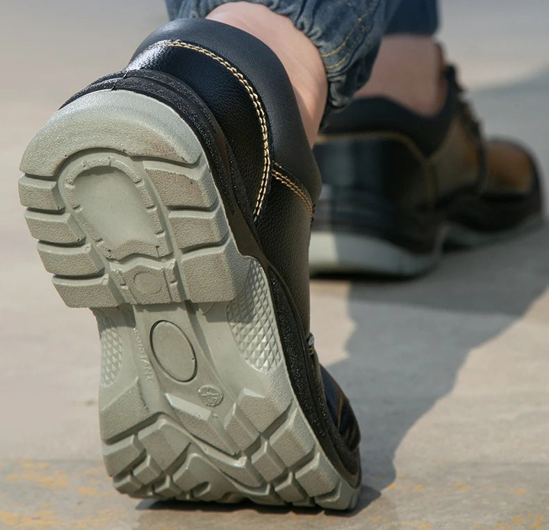 Steel Toe Shoes for Men Women Lightweight Anti-smash Steel Toe Sneakers Indestructible Work Boots Construction Safety Shoes