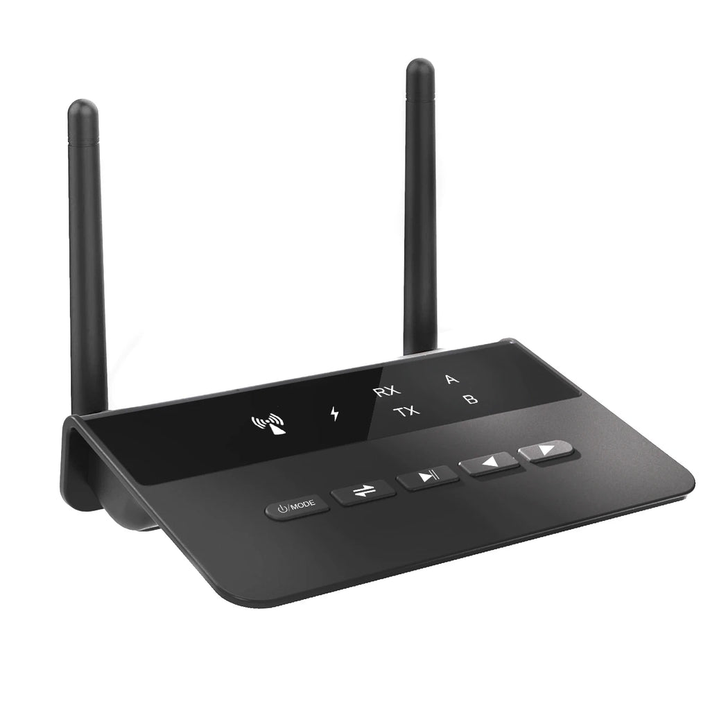 Bluetooth 5.4 Audio Transmitter Receiver Wireless Music Adapter Pair 2 Devices BT 5.0 3.5mm Aux Jack RCA For TV Car PC Headphone