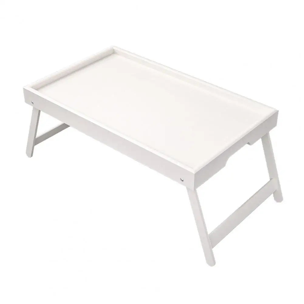 Folding Bed Table Bamboo Bed Tray Table for Breakfast Laptop Use Folding Legs for Easy Storage Serving Tray for Snacks Drawing