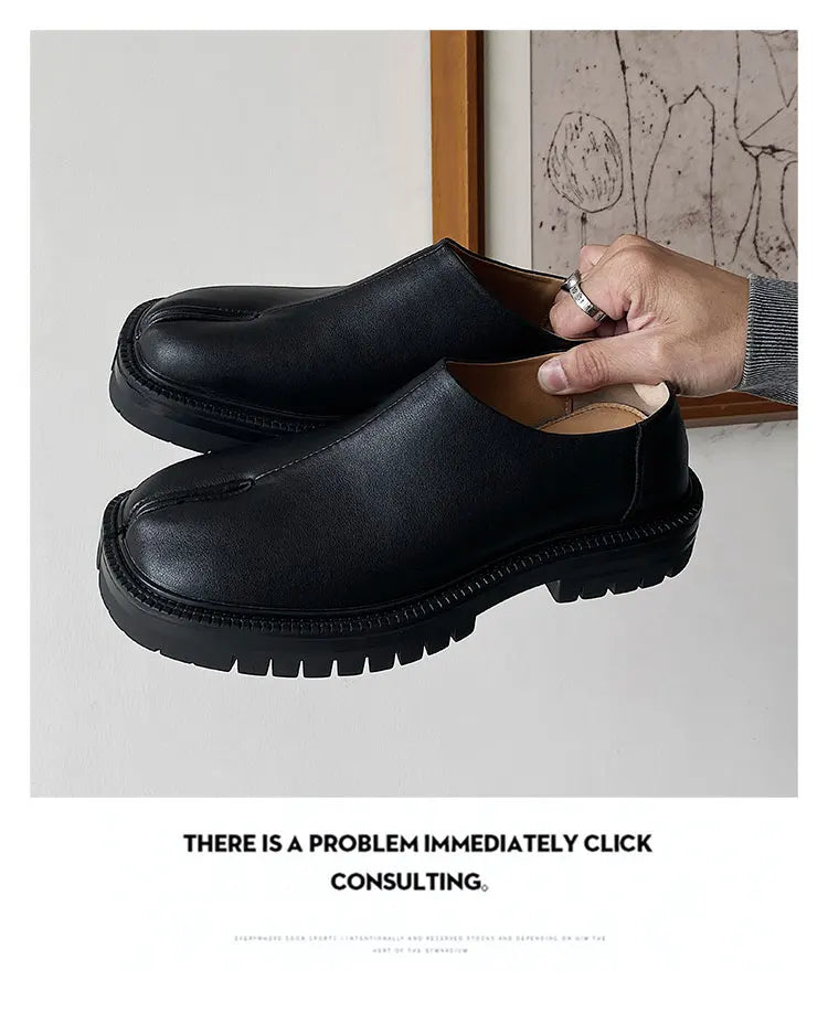Shoes for Men Women Genuine Leather Classic Split Toe Shoes Casual Shoes Unisex Flat Shoe Comfortable Design Men Shoe Zapatos