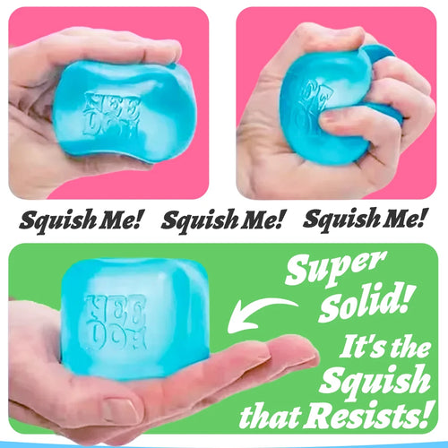 2026 HOT NeeDoh Nice Cube 2.17" Super Solid Squish Sensory Squeeze Toy Stress Anxiety Relief Calming Fidget Toy For Adults Gifts