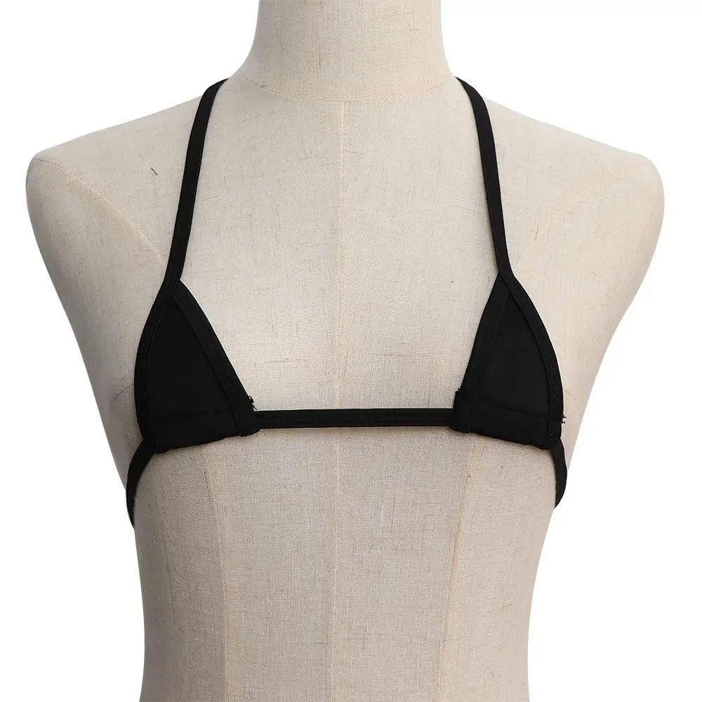 Lingerie Women Bra G-String Tops Bikini Set Swimsuit Micro Swimwear