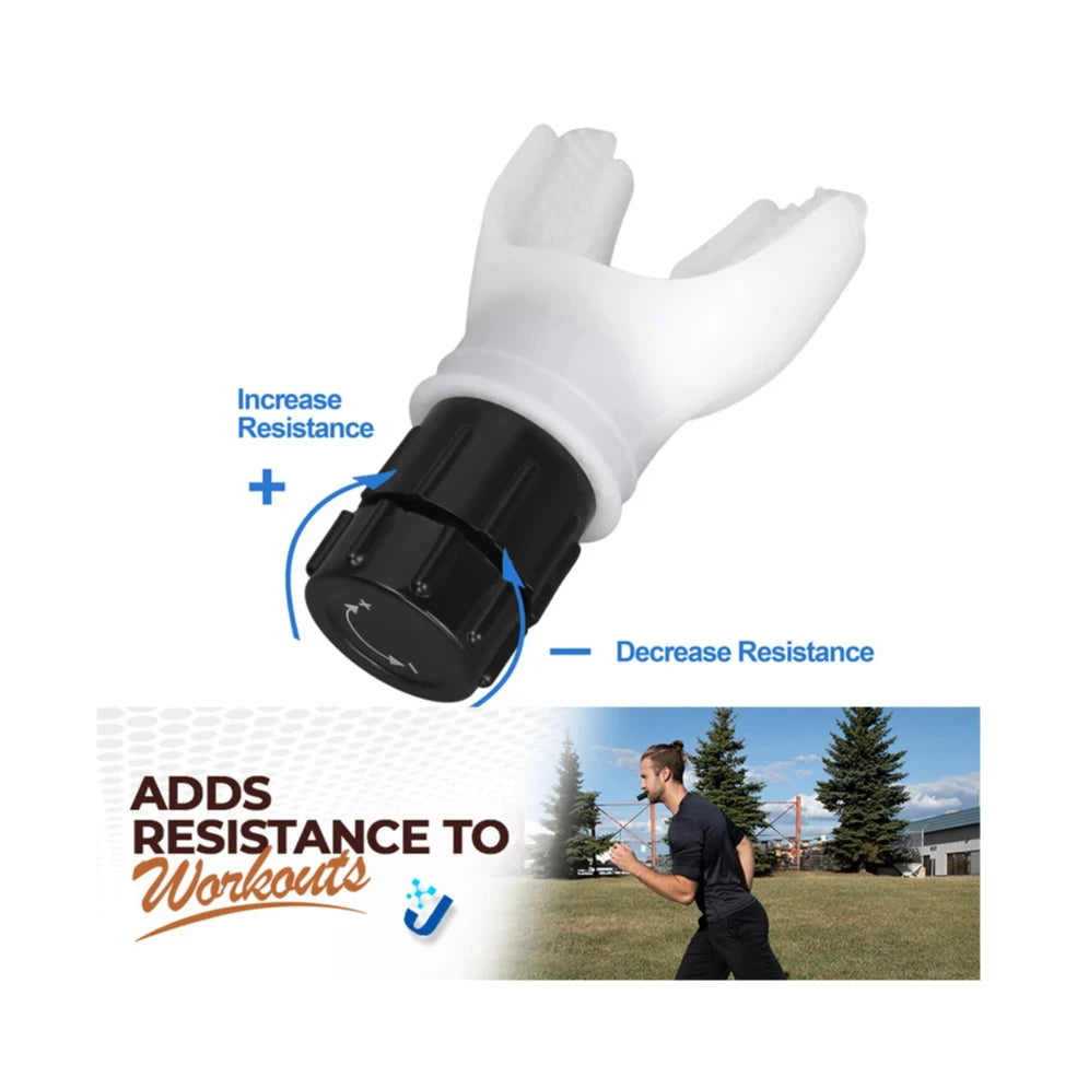 Breathing Trainer Lung Flexer Drop shipping Durable Fitness Exerciser Increases Lung Capacity Breath Adjustable Deep Breath