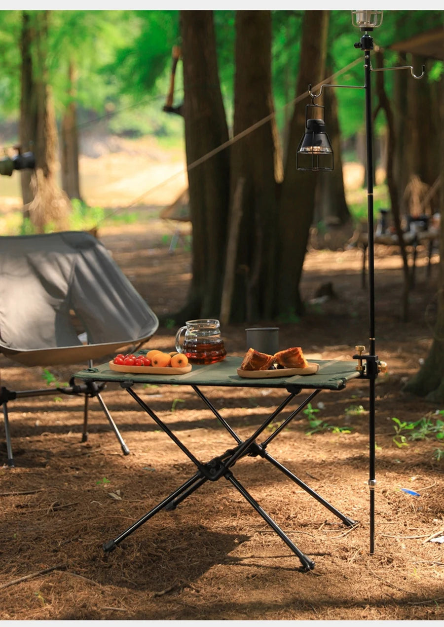 Folding Camping Table, Lightweight Oxford Desktop Collapsible Backpacking Tables for Camping, Hiking, Picnic
