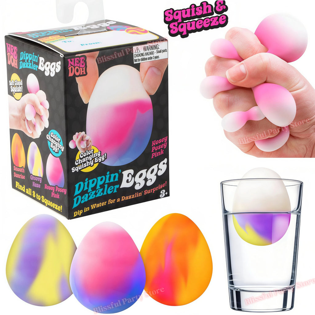 Needoh Nice Cube Sensory Stress Reliever Fidget Tool for Anxiety & Focus Desk Sensory Cube for Adults & Kids Party Favors Gifts