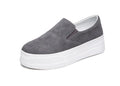 Shoes for Women Spring Leisure Sneakers New Womens Lazy Footwear Lightweight Thick Sole Genuine Leather Board Shoes Platform