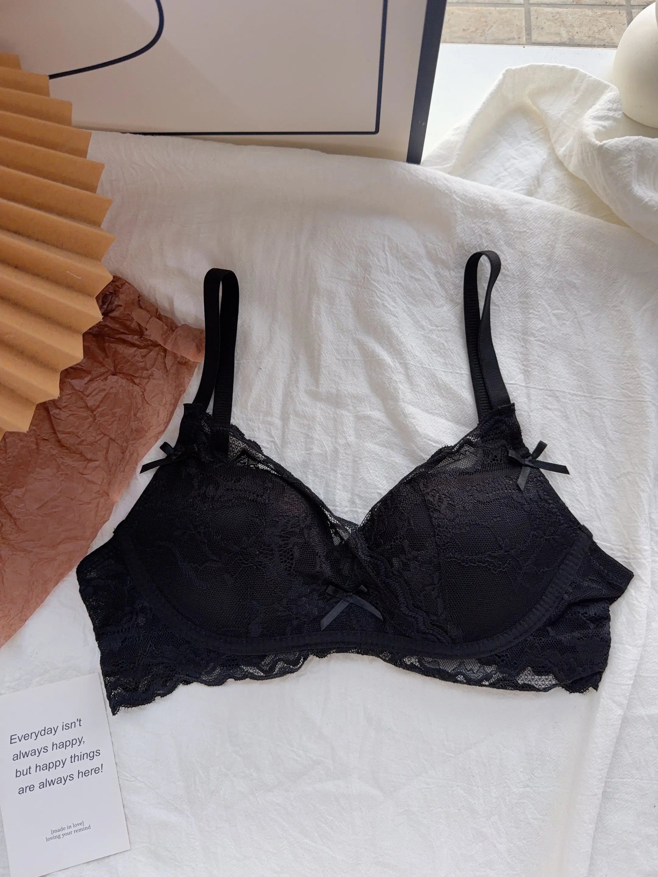 Cute Red Bra and Panty Set Women,Comfortable No Wire Push Up Lingerie,Sexy Bridal Wedding Lingerie Set,Girls Birthday Present