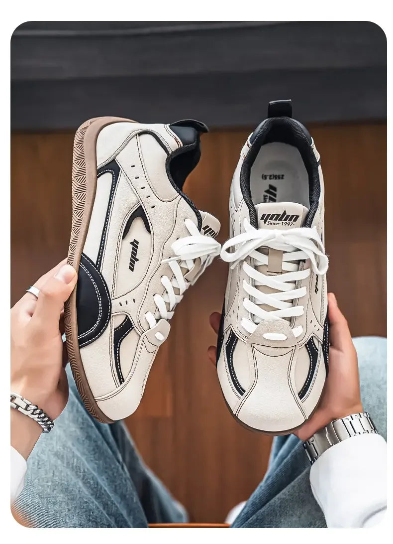 Shoes Man 2026 Trend Casual Sneakers Comfortable Lace Up Flats Tennis Shoe Breathable Walking Jogging Shoe